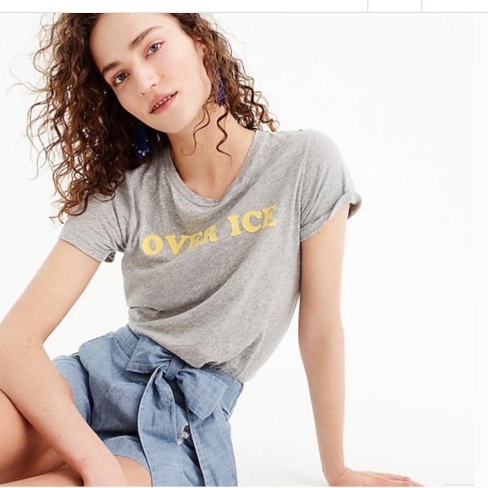 Over ice Jcrew tshirt